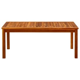  Ogrodowy stolik kawowy, 110x60x45 cm, lite drewno akacjowe Lumarko!
