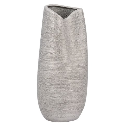  Wazon dekoracyjny ceramiczny srebrny DERBE