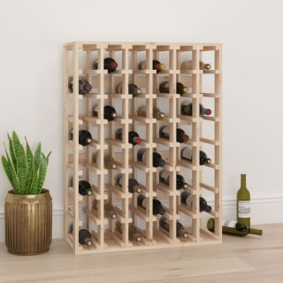  Stojak na wino, 70x33x94 cm, lite drewno sosnowe Lumarko!
