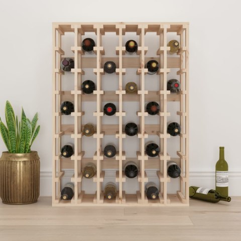  Stojak na wino, 70x33x94 cm, lite drewno sosnowe Lumarko!