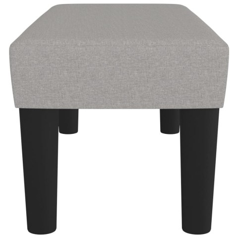  Ławka, jasnoszara, 70x30x30 cm, tapicerowana tkaniną Lumarko!