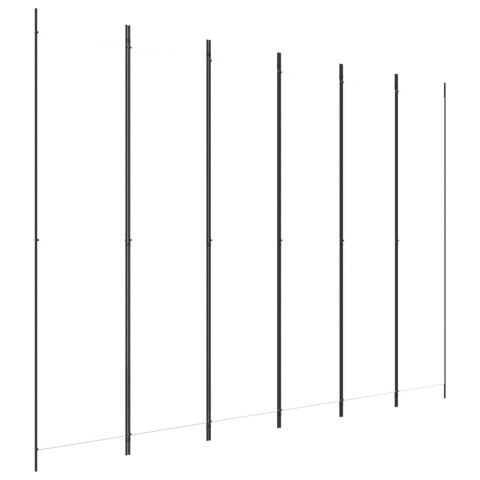  Parawan 6-panelowy, biały, 300x220 cm, tkanina Lumarko!