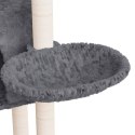  Drapak dla kota, z sizalowymi słupkami, ciemnoszary, 108,5 cm Lumarko!