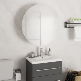  Szafka łazienkowa z lustrem i LED, biała, 47x47x17,5 cm Lumarko!