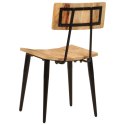  Krzesła stołowe, 2 szt., 44x40x80 cm, lite drewno mango Lumarko!