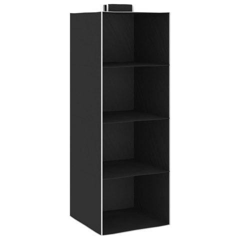  Wiszące organizery do szafy, 2 szt., z 4 półkami, tkanina Lumarko!