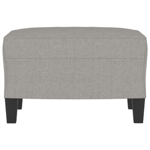  Podnóżek, jasnoszary, 60x50x41 cm, tapicerowany tkaniną Lumarko!