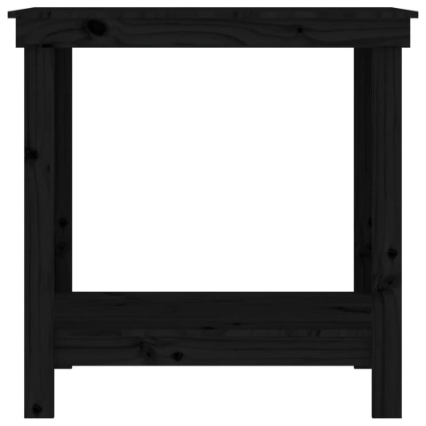  Stół roboczy, czarny, 80x50x80 cm, lite drewno sosnowe Lumarko!