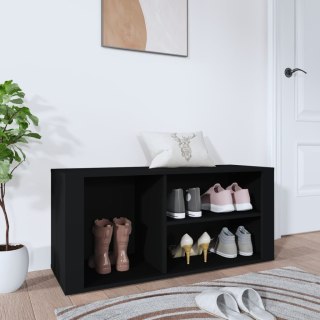  Szafka na buty, czarna, 100x35x45 cm, materiał drewnopochodny Lumarko!
