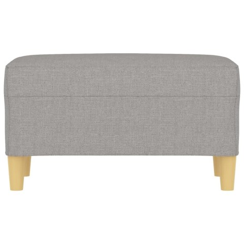  Ławka, jasnoszara, 70x35x41 cm, tapicerowana tkaniną Lumarko!