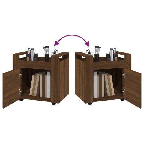  Półka pod biurko, brązowy dąb, 60x45x60 cm Lumarko!