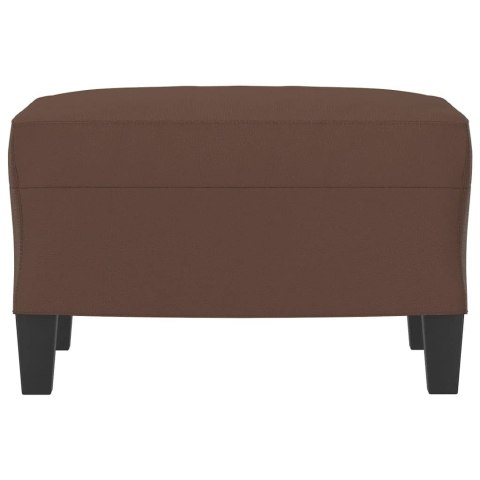  Podnóżek, brązowy, 60x50x41 cm, sztuczna skóra Lumarko!