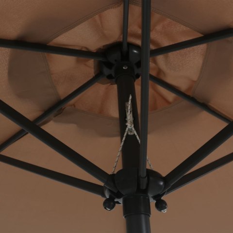  Parasol, taupe, 200 x 211 cm, aluminium Lumarko!