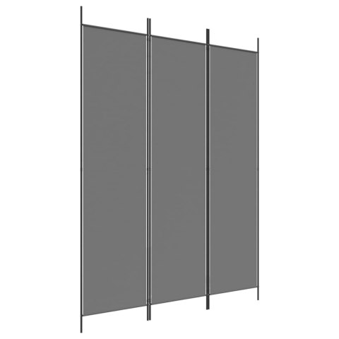  Parawan 3-panelowy, antracytowy, 150x200 cm, tkanina Lumarko!