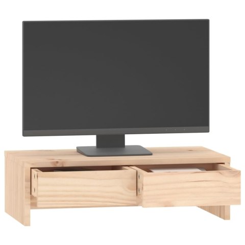  Podstawka na monitor, 50x27x15 cm, lite drewno sosnowe Lumarko!
