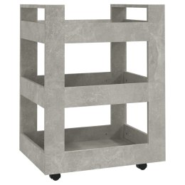 Lumarko Półka pod biurko, betonowa szarość, 60x45x80 cm!