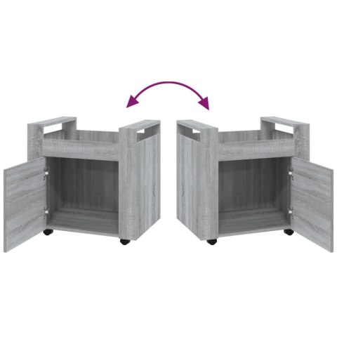  Półka pod biurko, szary dąb sonoma, 60x45x60 cm Lumarko!