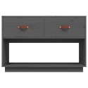 Szafka pod telewizor, szara, 90x40x60 cm, lite drewno sosnowe Lumarko!
