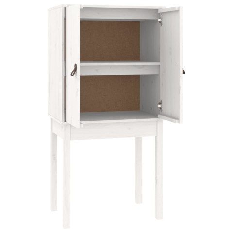  Szafka, biała, 60x40x120 cm, lite drewno sosnowe Lumarko!