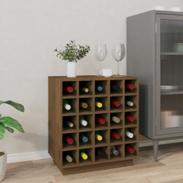  Szafka na wino, miodowy brąz, 55,5x34x61 cm, drewno sosnowe!