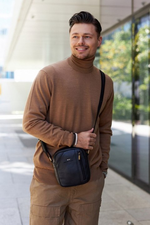 Miejska listonoszka męska na długim pasku — Peterson