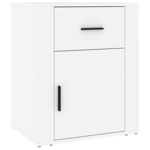  Szafka nocna, biała, 50x36x60 cm, materiał drewnopochodny Lumarko!
