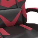  Fotel gamingowy, czarno-bordowy, sztuczna skóra Lumarko!
