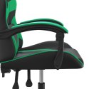  Fotel gamingowy, czarno-zielony, sztuczna skóra Lumarko!