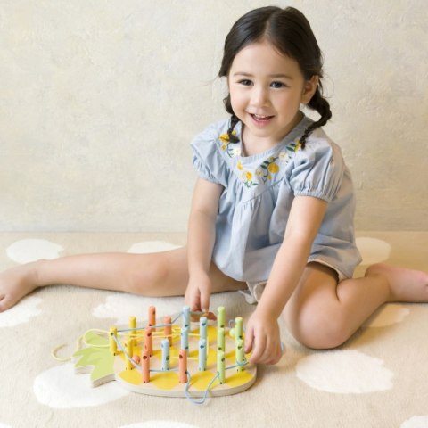 CLASSIC WORLD Drewniana Nawlekanka Ananas Kołeczki 21el. Lumarko!