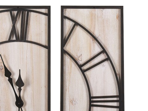  Zegar ścienny 75 x 75 cm jasne drewno COATLAN