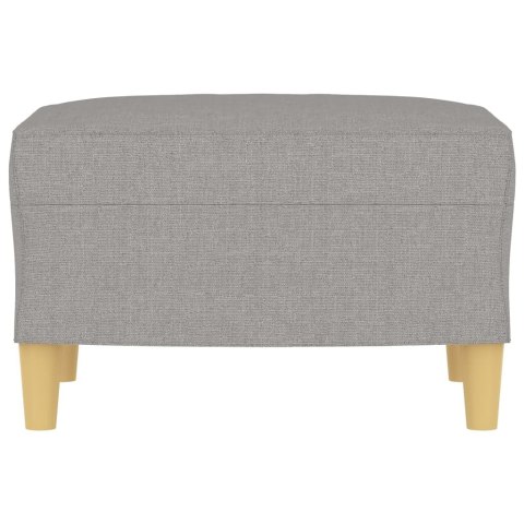  Podnóżek, jasnoszary, 60x50x41 cm, tapicerowany tkaniną Lumarko!