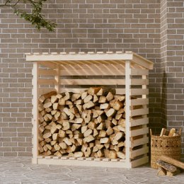  Stojak na drewno opałowe, 108x73x108 cm, lite drewno sosnowe Lumarko!