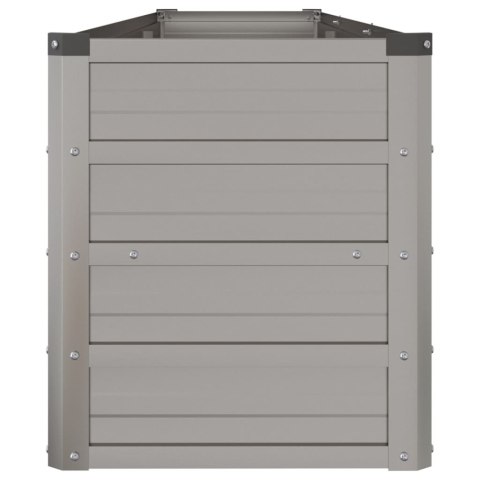  Donica ogrodowa, szara, 240x40x45 cm, stal kortenowska Lumarko!