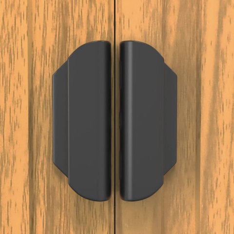  Szopa ogrodowa, jasnobrązowa 192x1021x223cm, stal galwanizowana Lumarko!