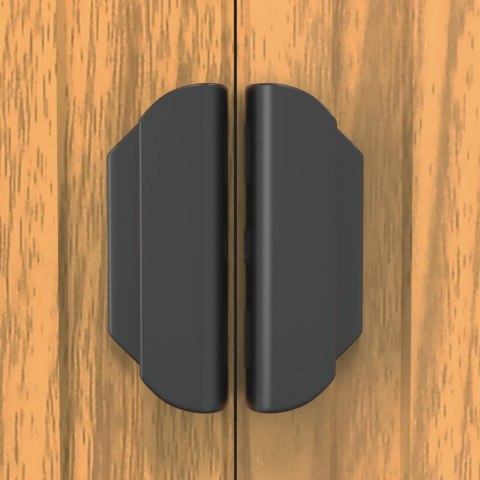  Szopa ogrodowa, jasnobrązowa 192x938x223 cm, stal galwanizowana Lumarko!