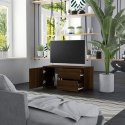  Szafka pod telewizor, brązowy dąb, 80x34x36 cm Lumarko!