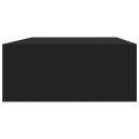  Półka ścienna z szufladą, czarna, 40 x 23,5 x 10 cm, MDF Lumarko!