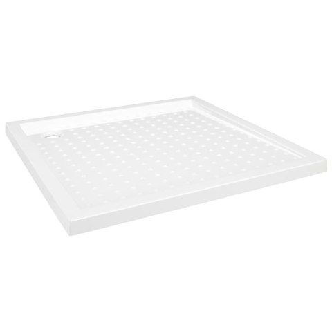  Brodzik prysznicowy z wypustkami, biały, 80x80x4 cm, ABS Lumarko!
