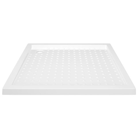  Brodzik prysznicowy z wypustkami, biały, 80x80x4 cm, ABS Lumarko!