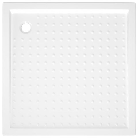  Brodzik prysznicowy z wypustkami, biały, 80x80x4 cm, ABS Lumarko!