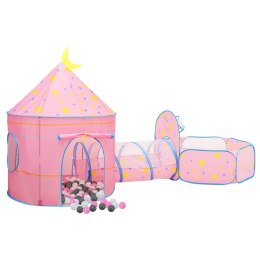 Namiot do zabawy z 250 piłeczkami, różowy, 301x120x128 cm Lumarko!