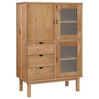  Szafka, 85x43x125 cm, lite drewno sosnowe Lumarko!