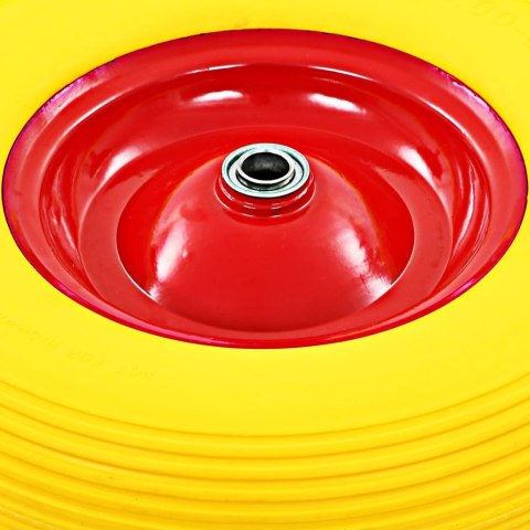  Koło do taczki z osią, pełne, poliuretan, 4.00-8, 390 mm Lumarko!