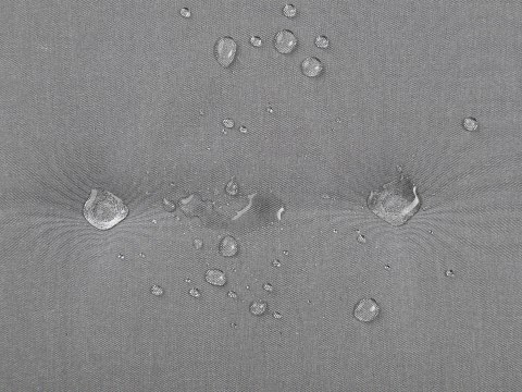  Zestaw 2 poduszek na krzesła ogrodowe szary MAUI