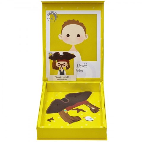 CLASSIC WORLD Układanka Magnetyczna Moda Zdjęcia Chłopcy 32 el. Lumarko!