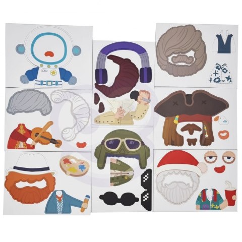 CLASSIC WORLD Układanka Magnetyczna Moda Zdjęcia Chłopcy 32 el. Lumarko!