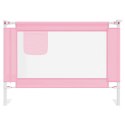  Barierka do łóżeczka dziecięcego, różowa, 90x25 cm, tkanina Lumarko!