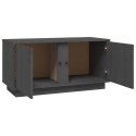  Szafka pod telewizor, szara, 80x35x40,5 cm, lite drewno sosnowe Lumarko!