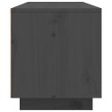 Szafka pod telewizor, szara, 80x35x40,5 cm, lite drewno sosnowe Lumarko!