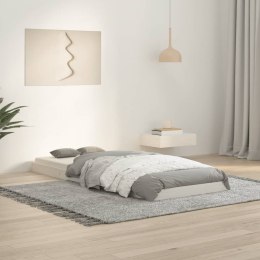  Rama łóżka, biała, 75x190 cm, lite drewno sosnowe, pojedyncza Lumarko!
